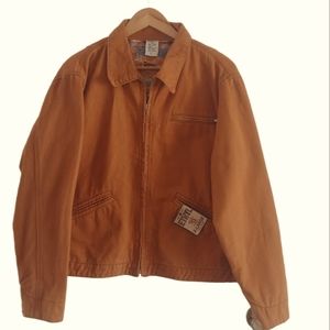 NWOT Ethyl fabulous satin lined Terracotta brushed jacket.  XLarge.